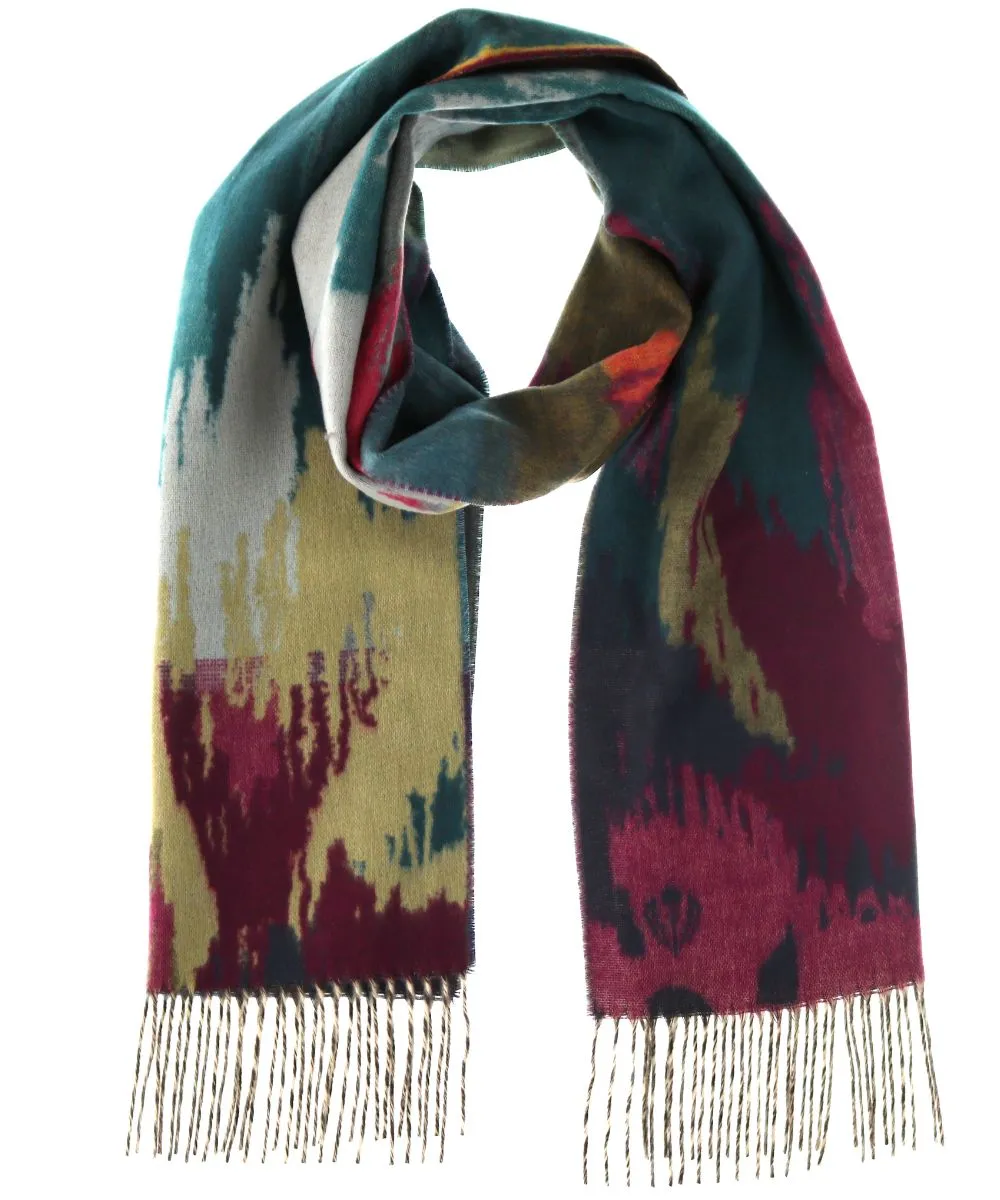 Abstract Botanical Cashmink Scarf