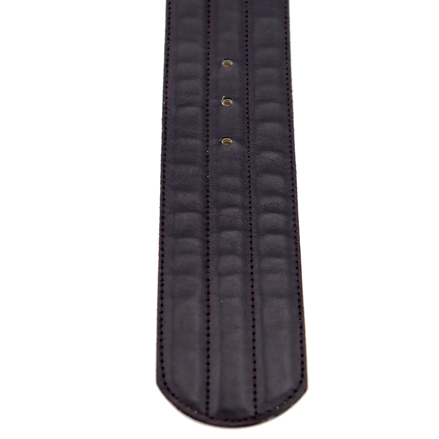 Yves Saint Laurent 1980s YSL Vintage Soft Black Leather Topstitched Belt